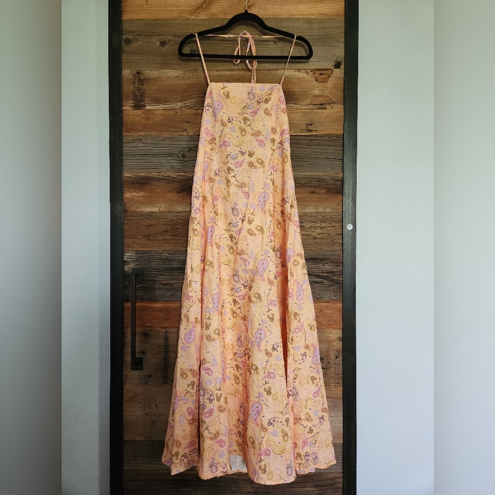 NWT ANTHROPOLOGIE BRAND CHARLIE HOLIDAY Maple Maxi Size LARGE - Picture 4 of 9
